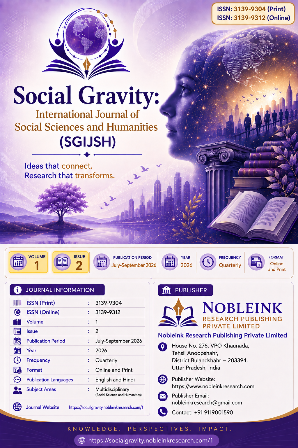					View Vol. 1 No. 2 (2026): Volume 1, Issue 2, (July - September) 2026
				